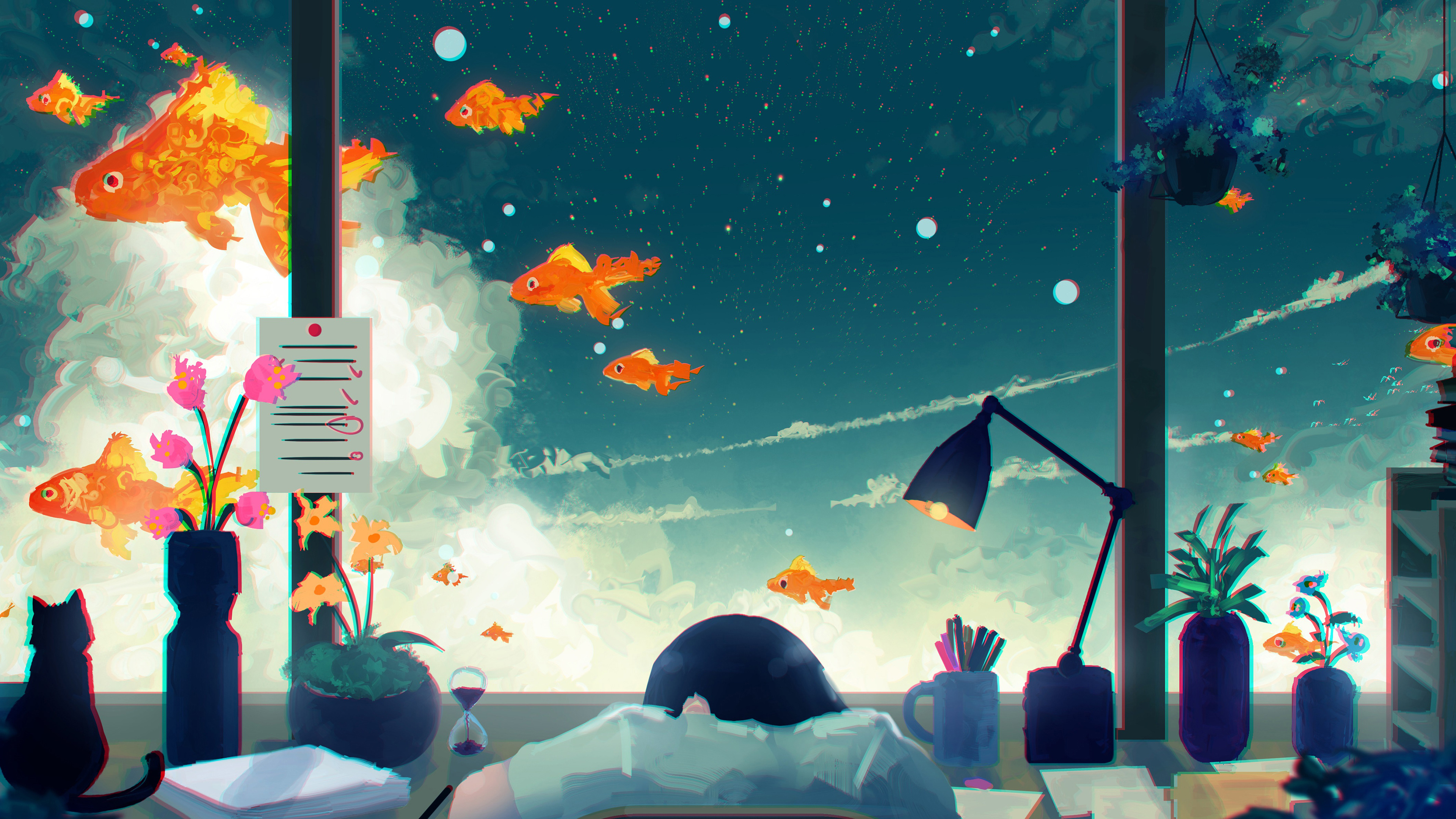 gold-fish-anime-digital-art-uhdpaper.com-4K-6.1301 gold-fish-anime-digital-art-uhdpaper.com-4K-6.1301